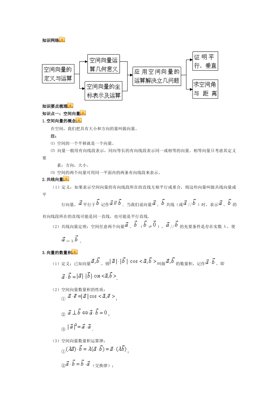 空间向量教学设计_第1页