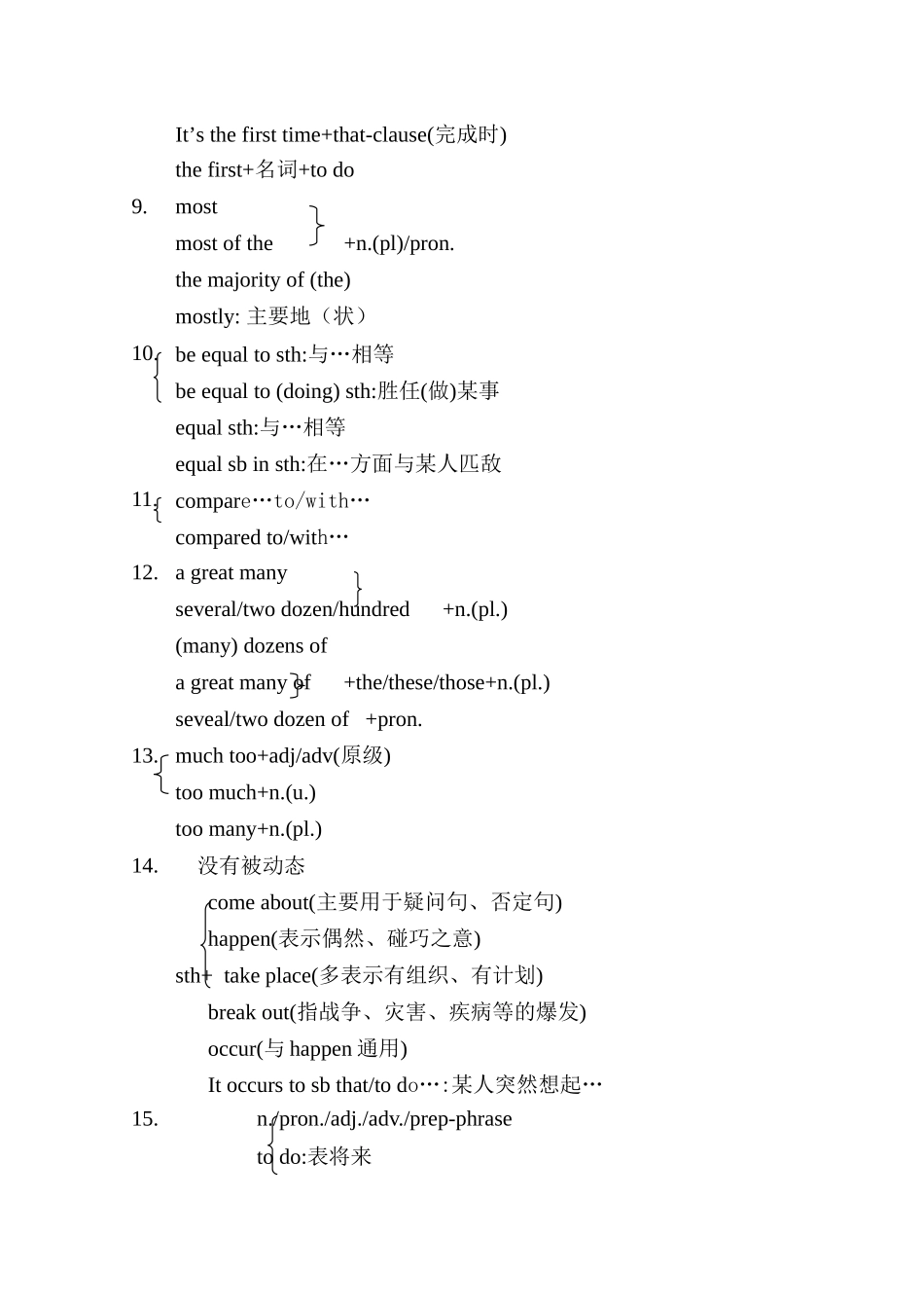 高考英语知识串讲_第2页