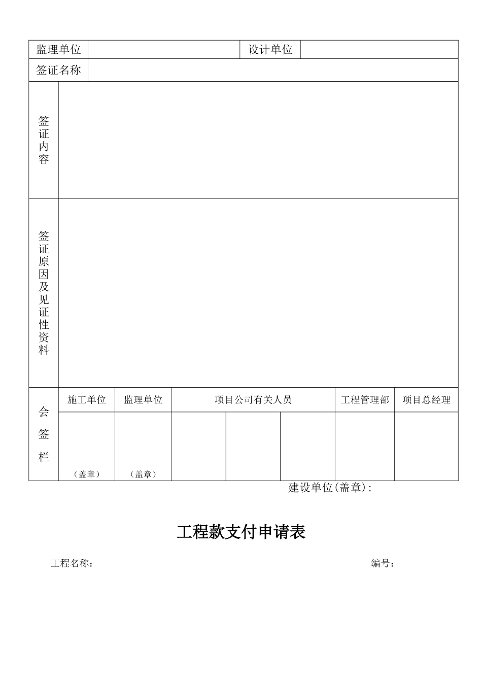 工程变更通知单等表格知识点梳理汇总_第3页
