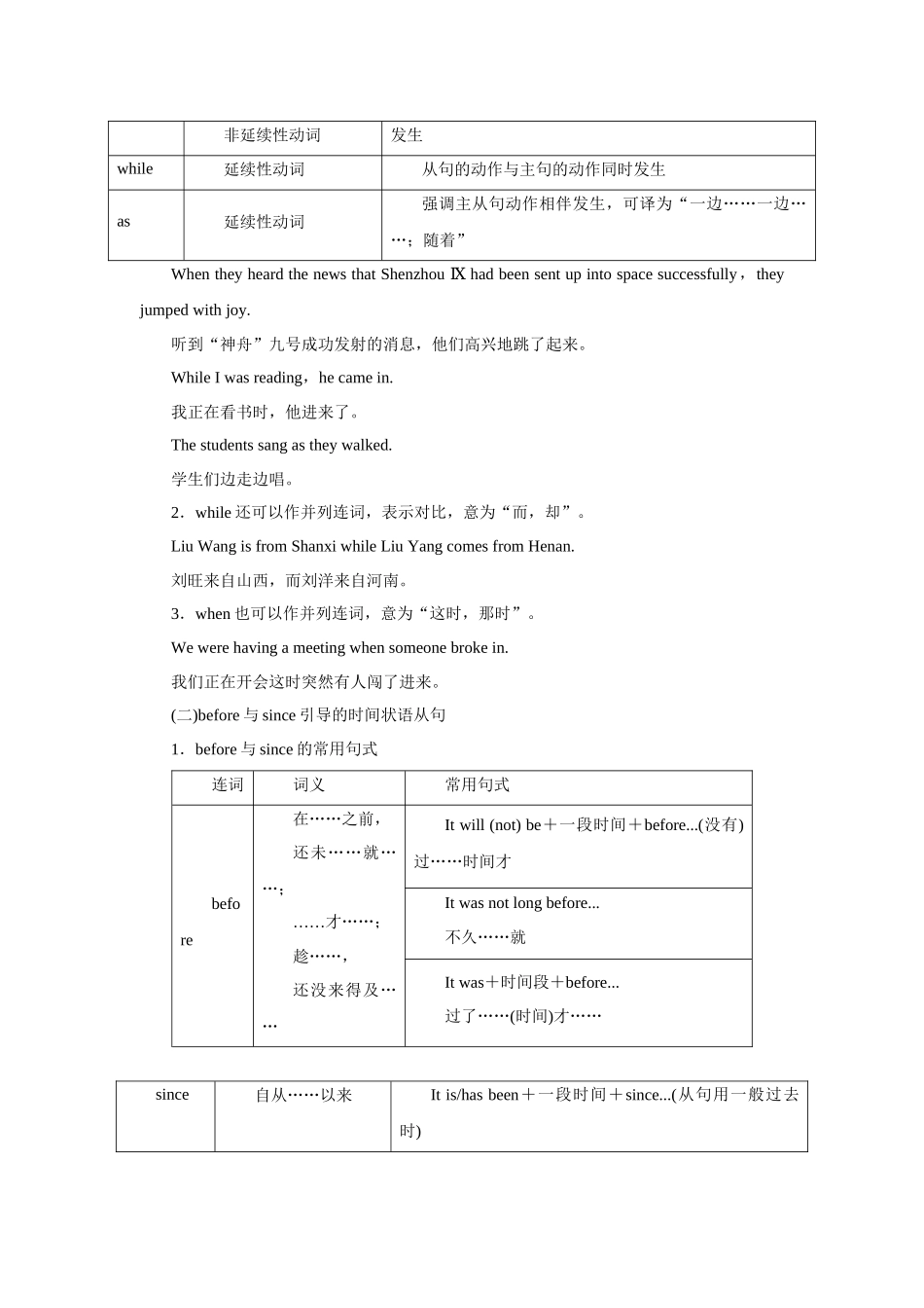 英语高考状语从句考点梳理_第2页