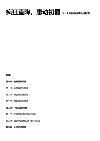 疯狂直降，惠动初夏 5.1床上用品大型促销活动执行标准