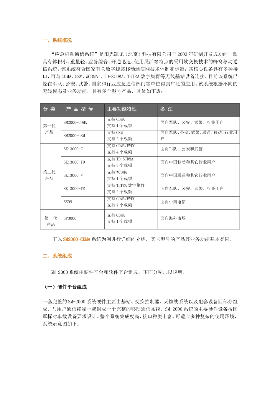 《SM2000移动通信系统简介》_第2页