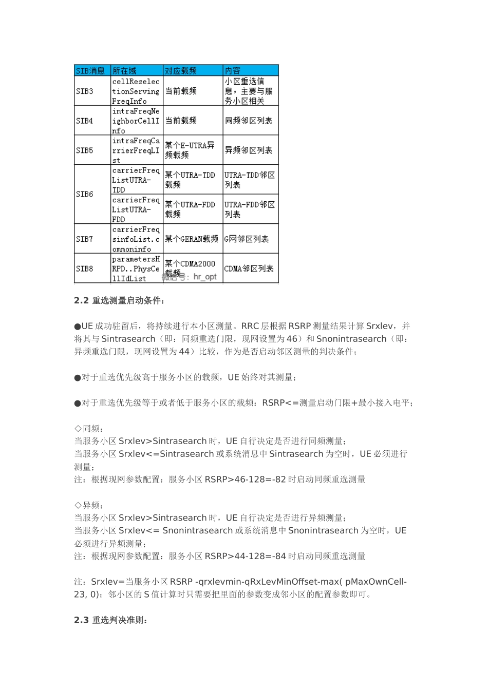 LTE小区选择及相关参数_第3页