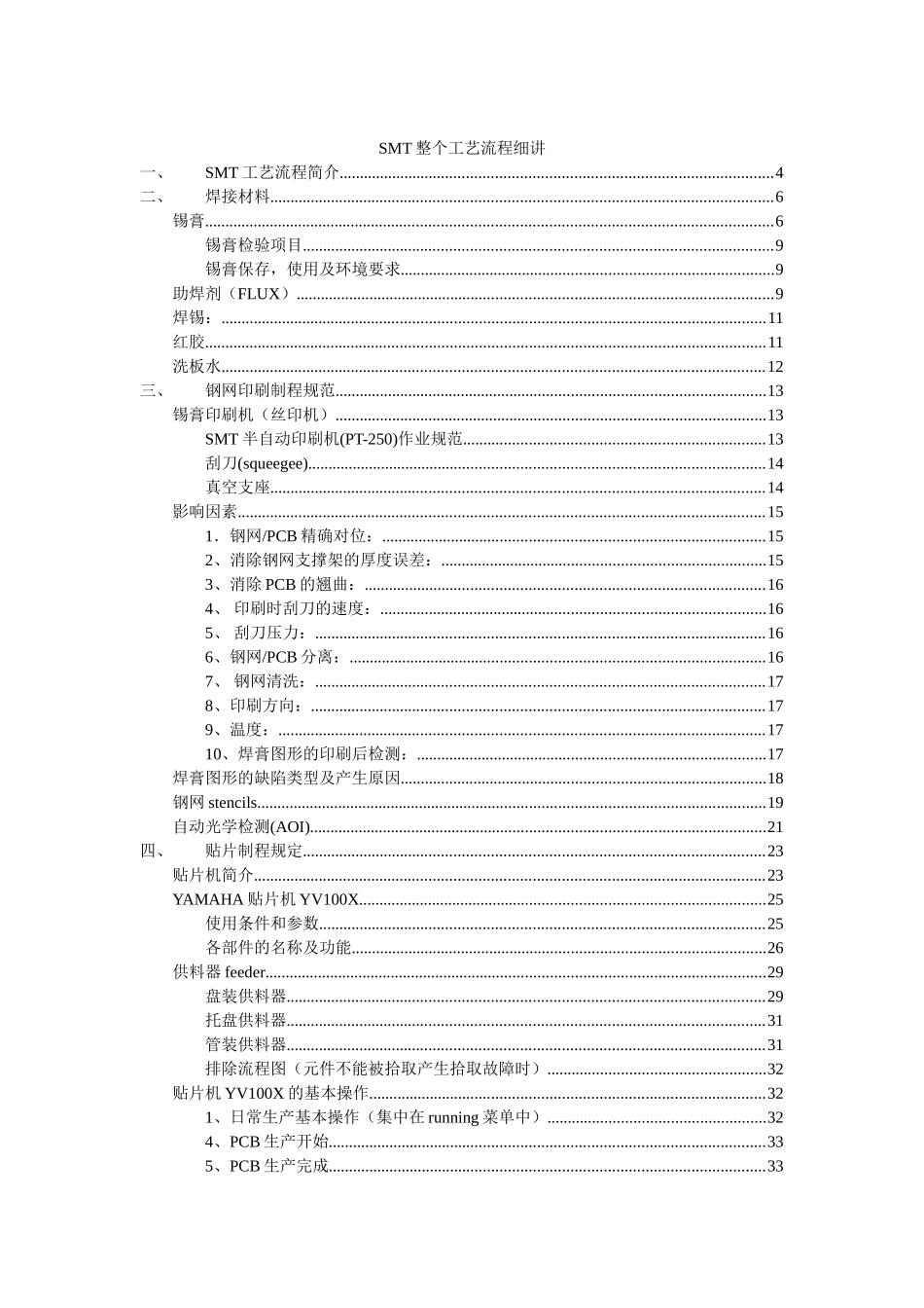 SMT整个工艺流程知识点梳理汇总_第1页