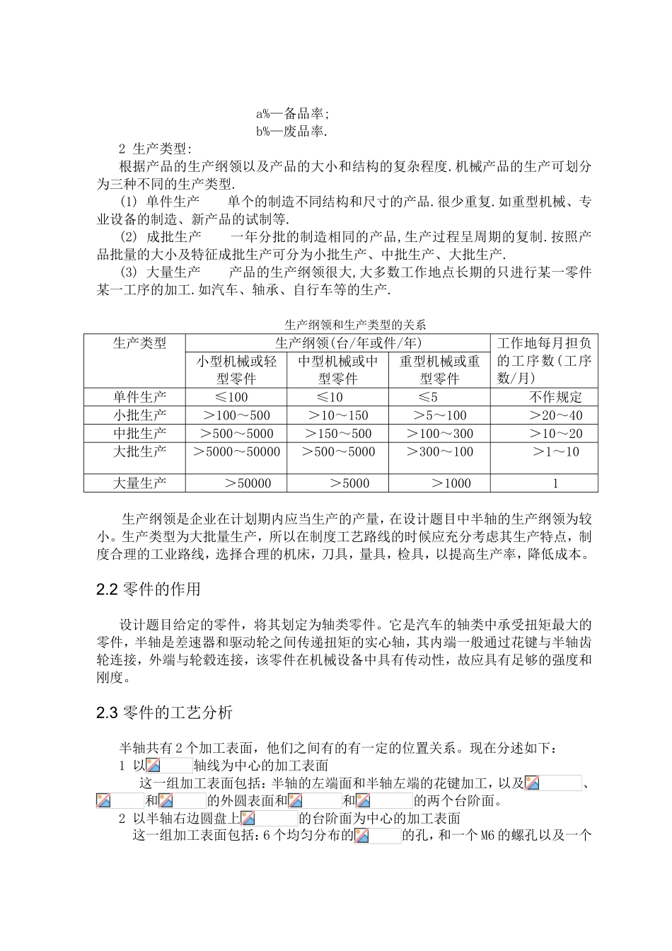 半轴机械加工工艺规程的制订和实现 车辆工程专业_第3页