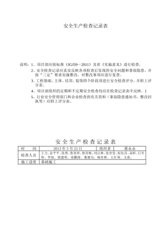 房地产安全技术资料台帐