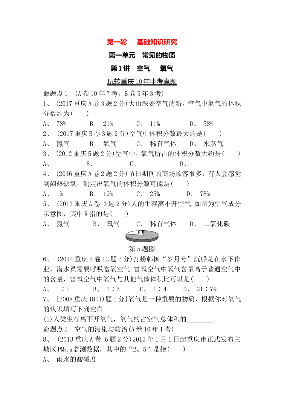 高考化学基础知识梳理汇总_第1页