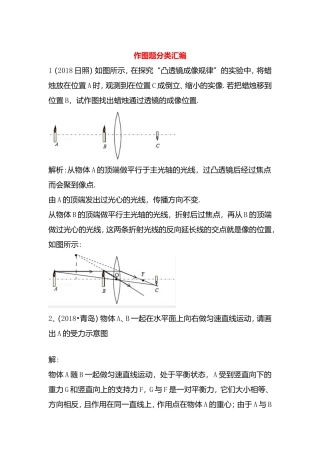 高考作图题分类汇编