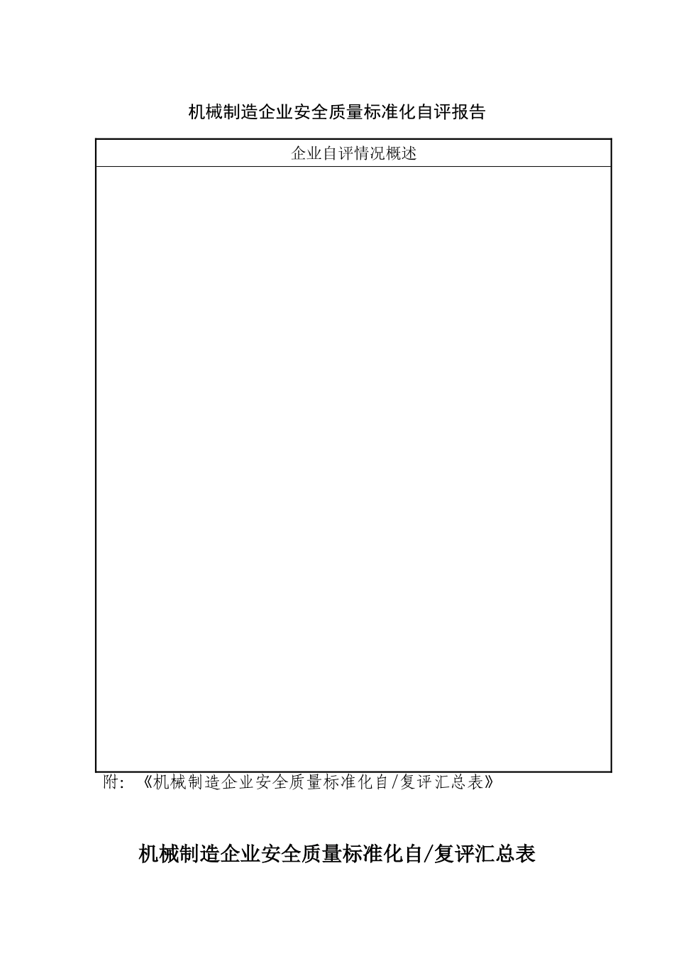 机械制造企业安全质量标准化复评申请表_第3页