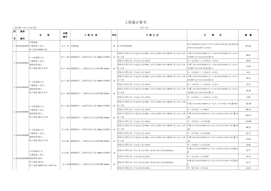 工程量计算(土  建  部  分)_第2页
