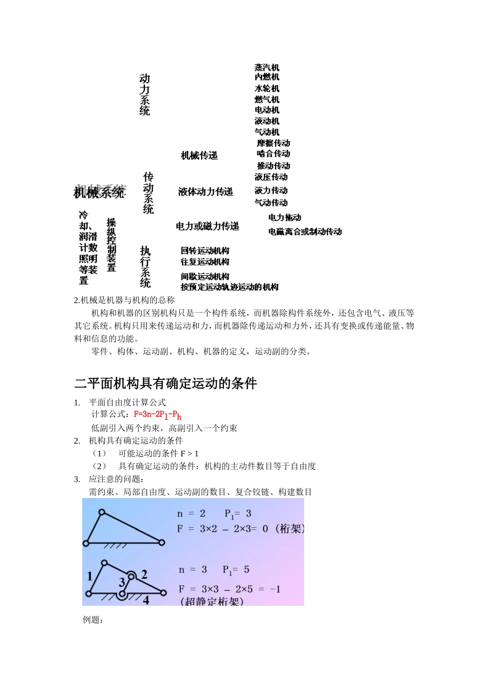 机械设计基础课程知识点梳理汇总_第2页