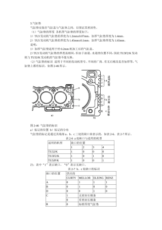 气缸垫安装知识点梳理汇总