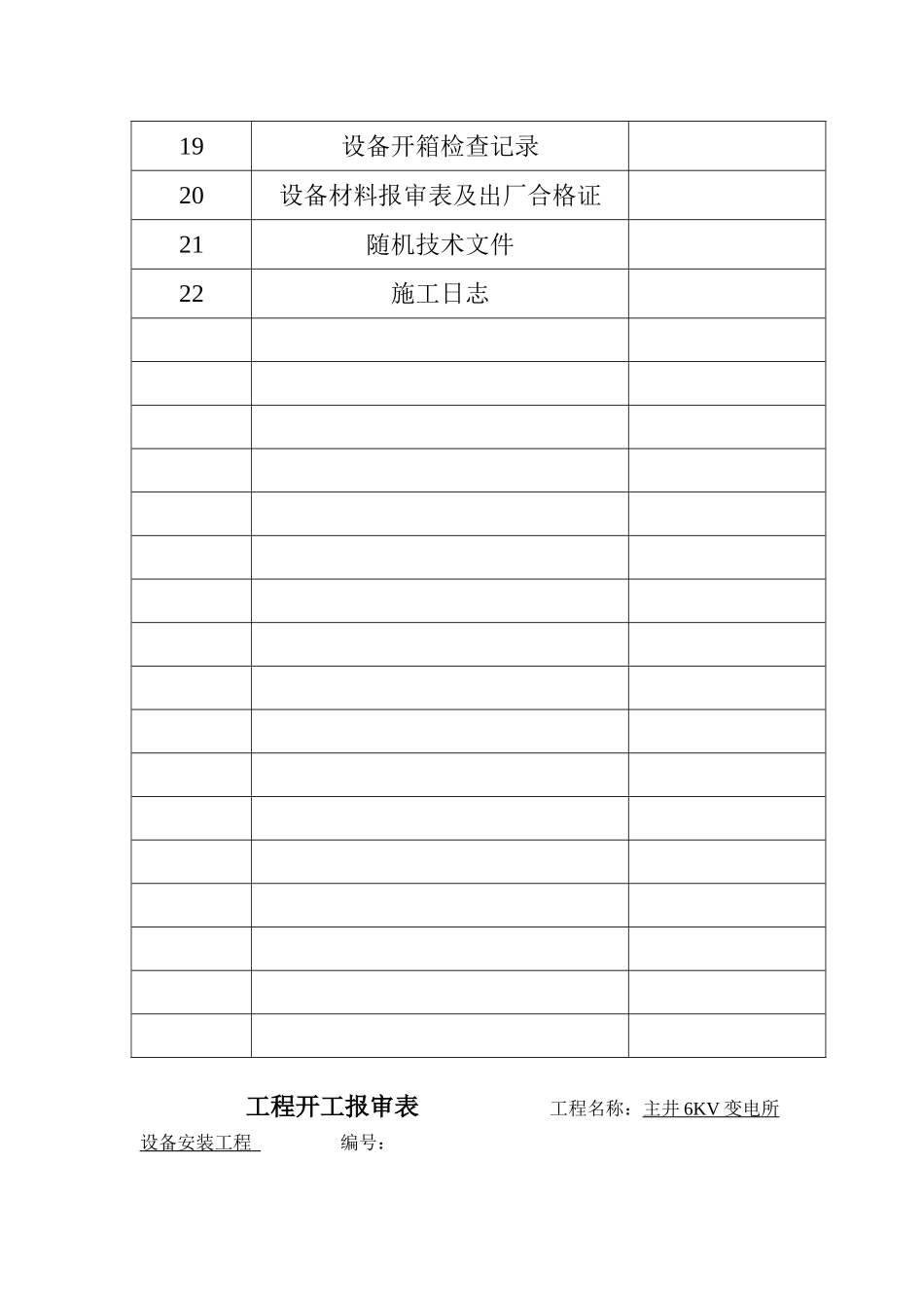 煤业公司主井6KV变电所设备安装工程竣工文件资料_第3页