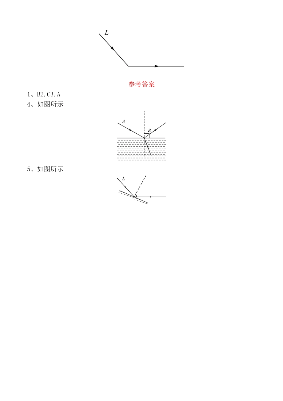 第1课时光现象中考真题演练_第2页