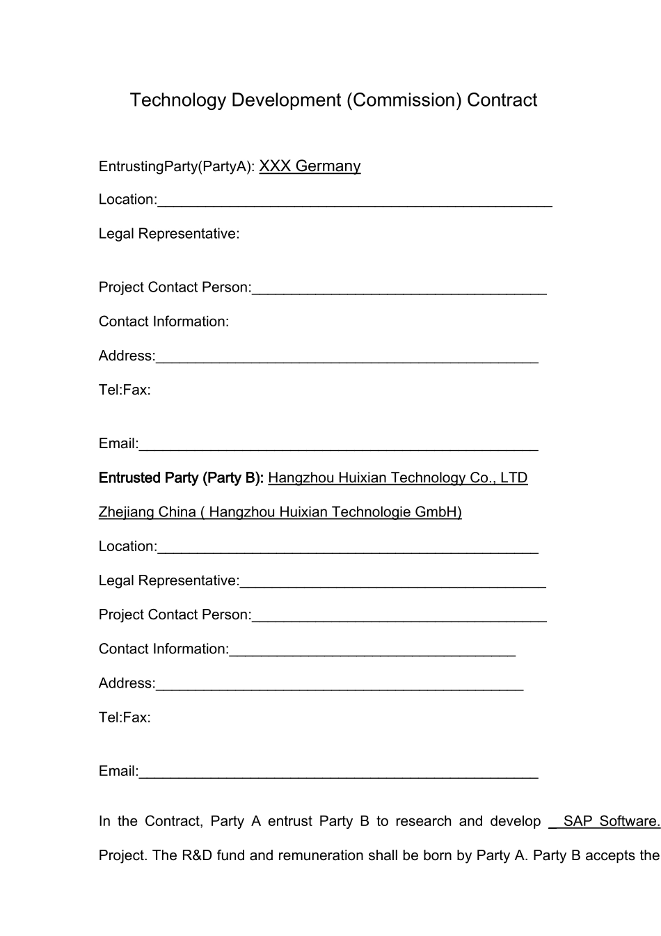 软件服务外包合同英文版_第3页