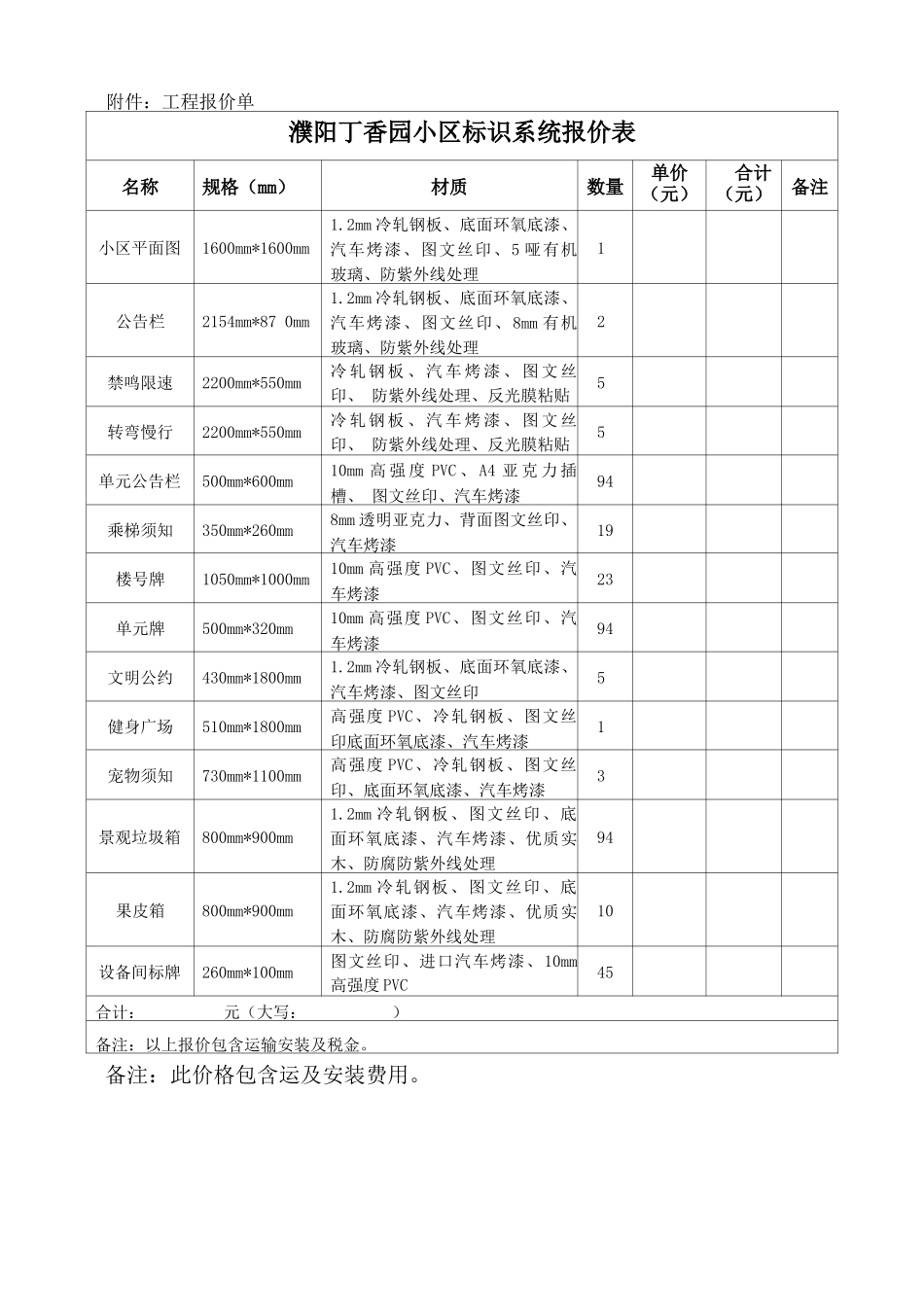 小区标识系统制作合同_第3页