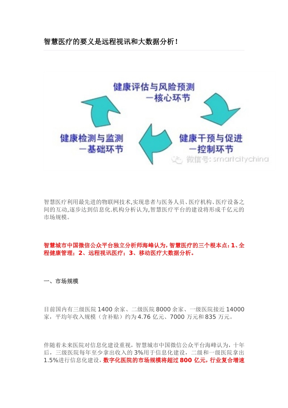 智慧医疗知识点梳理汇总_第1页