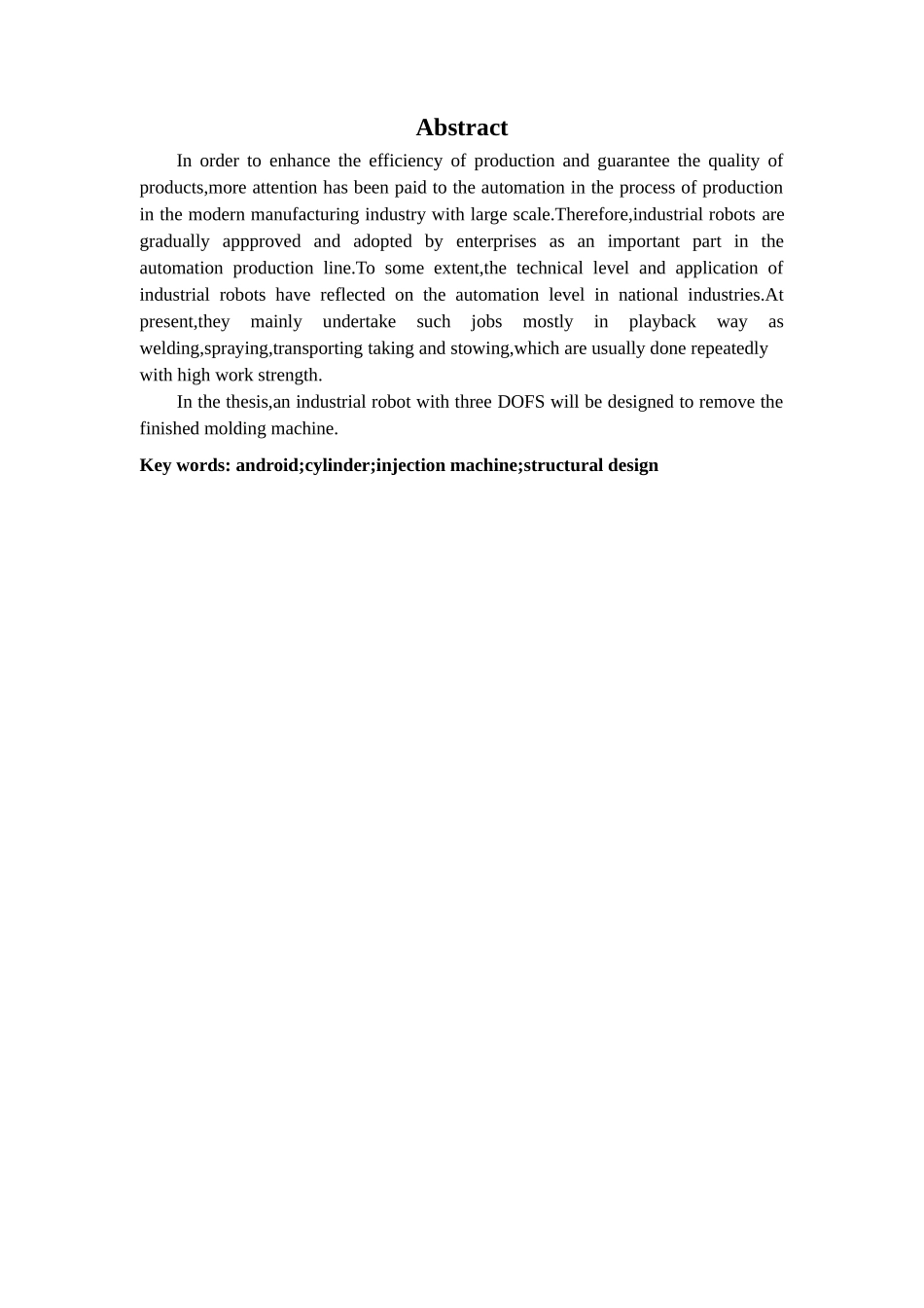 注塑机取件机械手设计和实现 机械电子工程专业_第2页