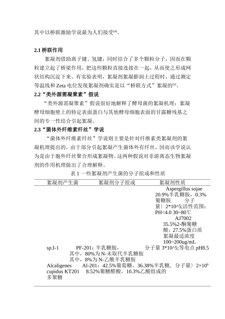 微生物絮凝剂及其应用分析研究 环境工程专业_第2页