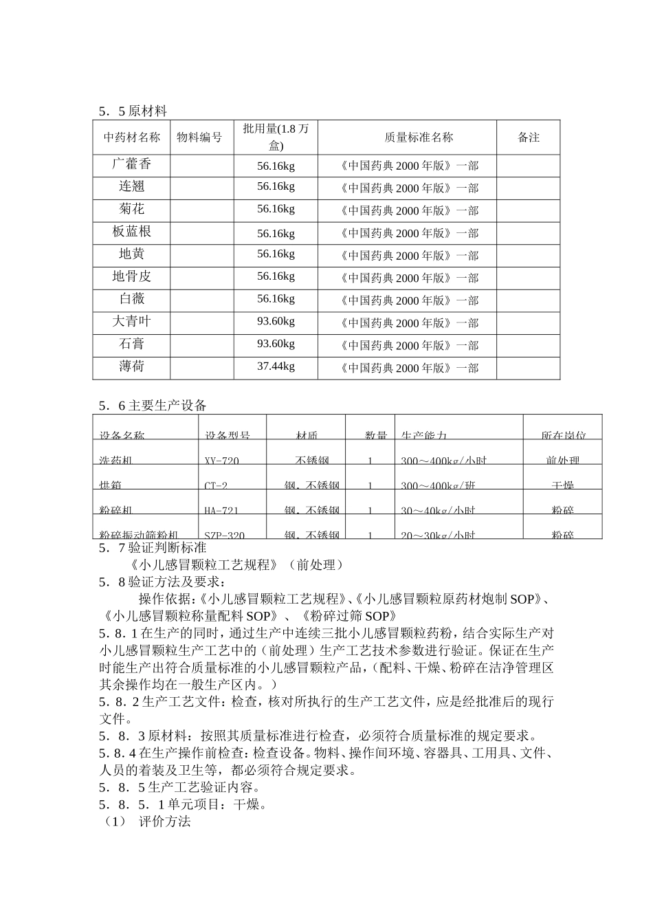 颗粒工艺验证方案_第3页