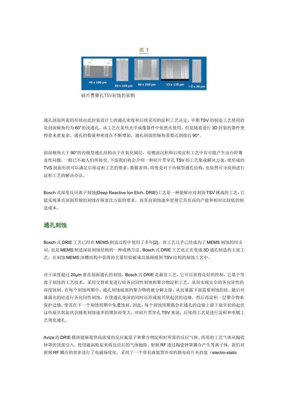 3D封装通孔集成工艺整装待发知识点梳理汇总_第2页