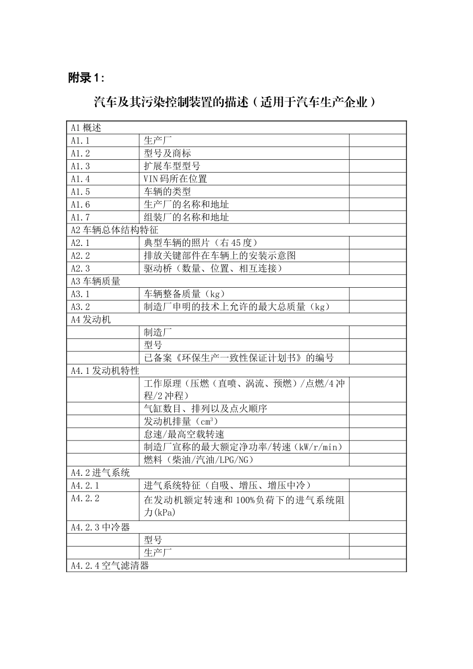 《环保生产一致性保证计划书》编写要求_第3页