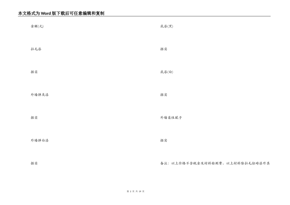 涂料供货合同范本_第2页