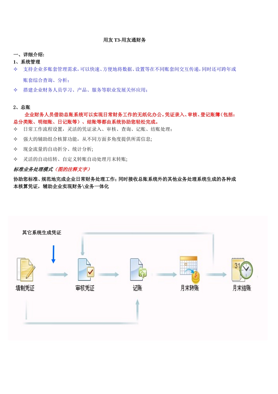 用友T3-用友通财务_第1页