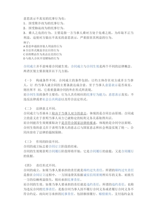 合同成立和合同生效的区别