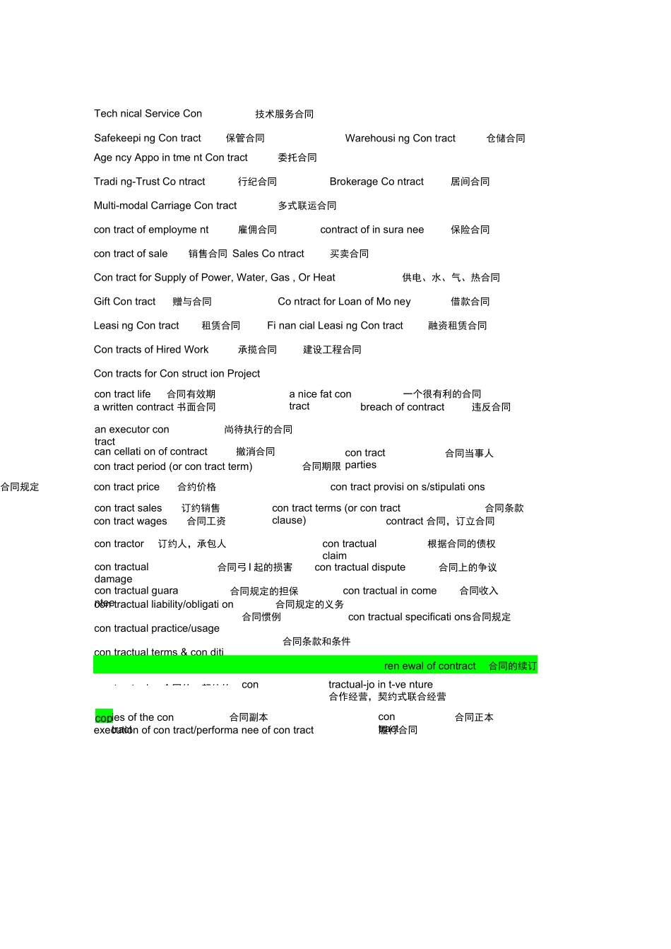 英文合同翻译常用句型_第2页