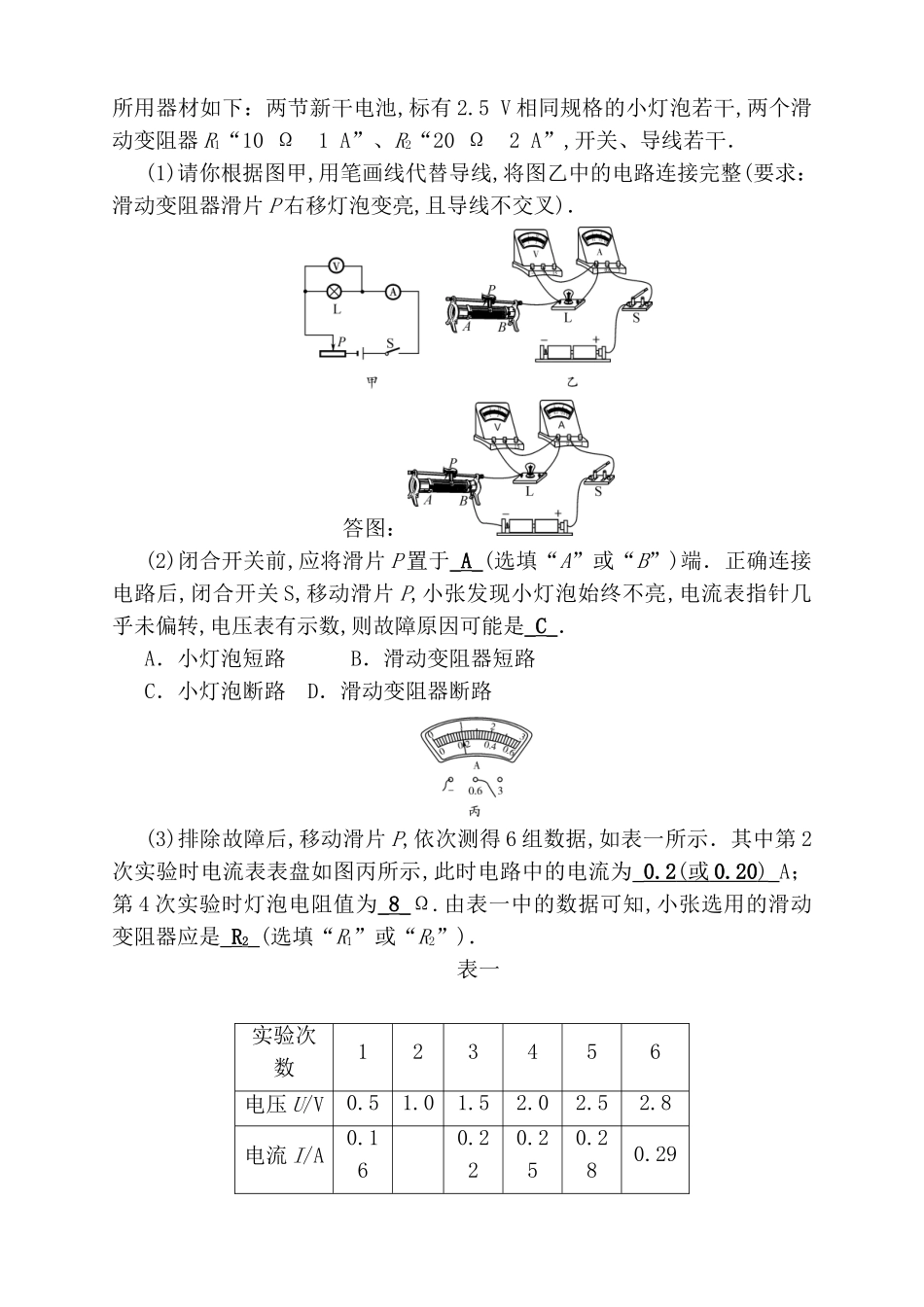 第十六讲电阻的测量测试练习题_第2页