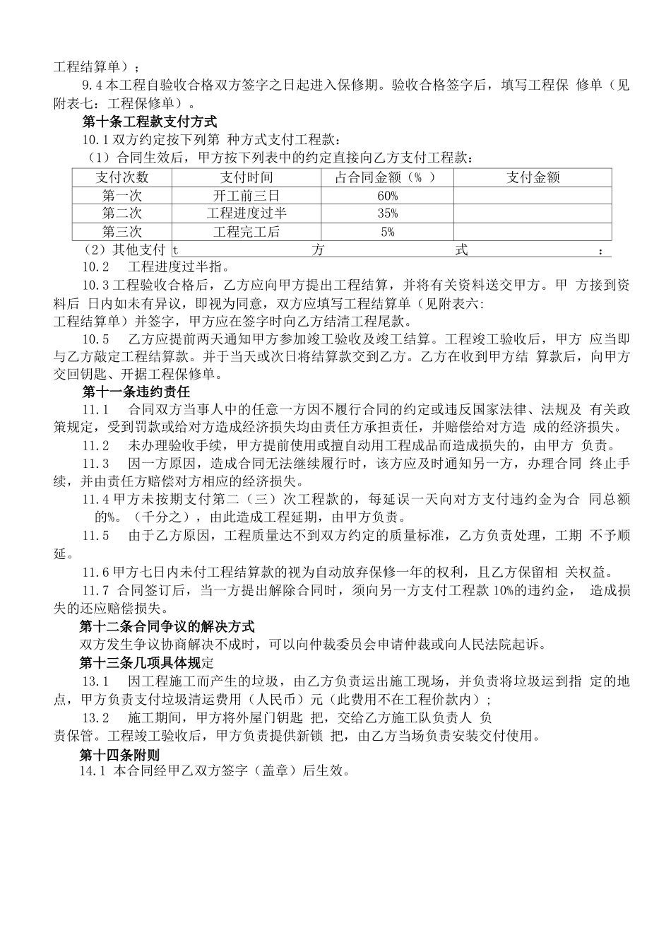 家装合同样板_第3页