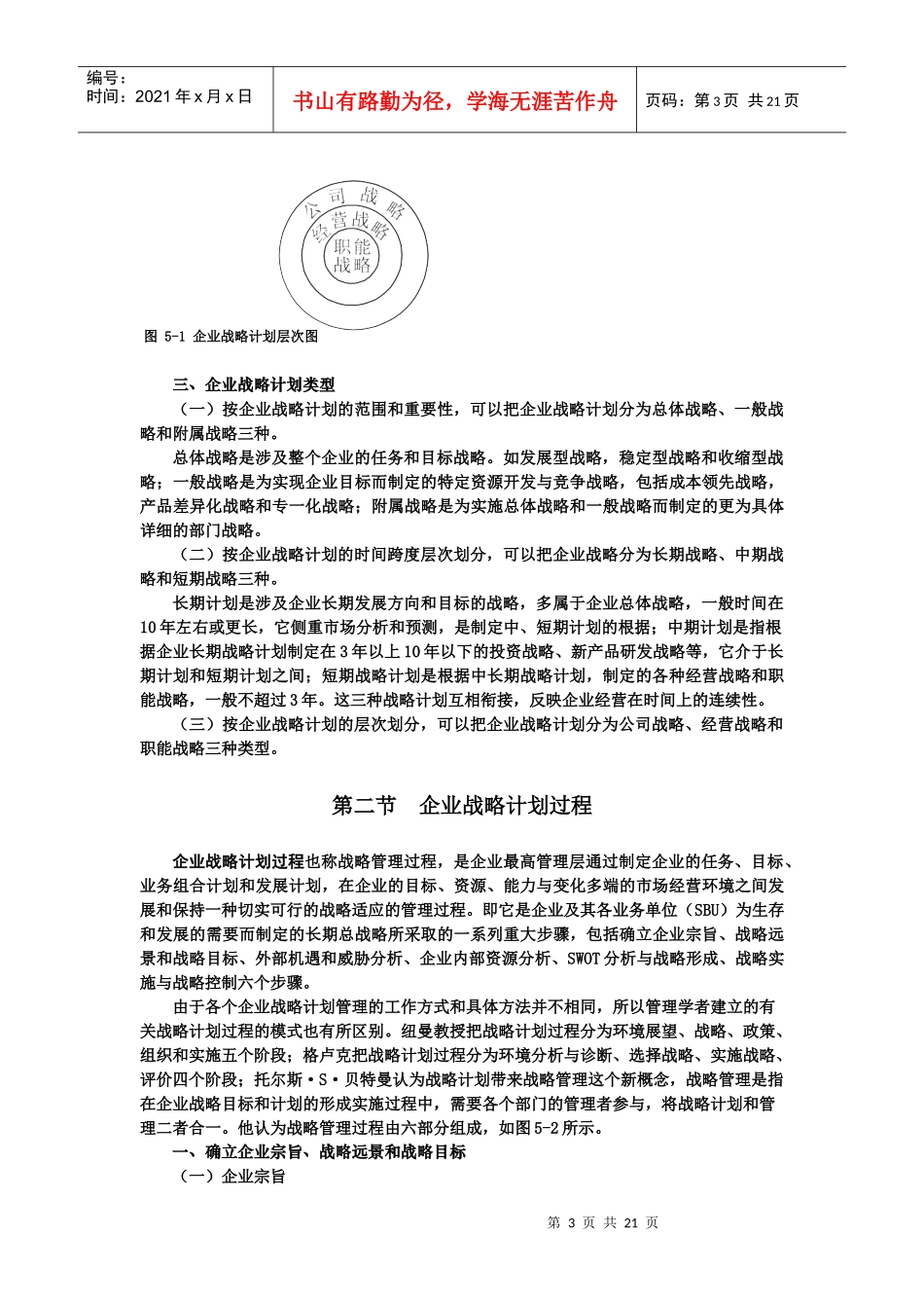 企业战略计划管理过程决策_第3页