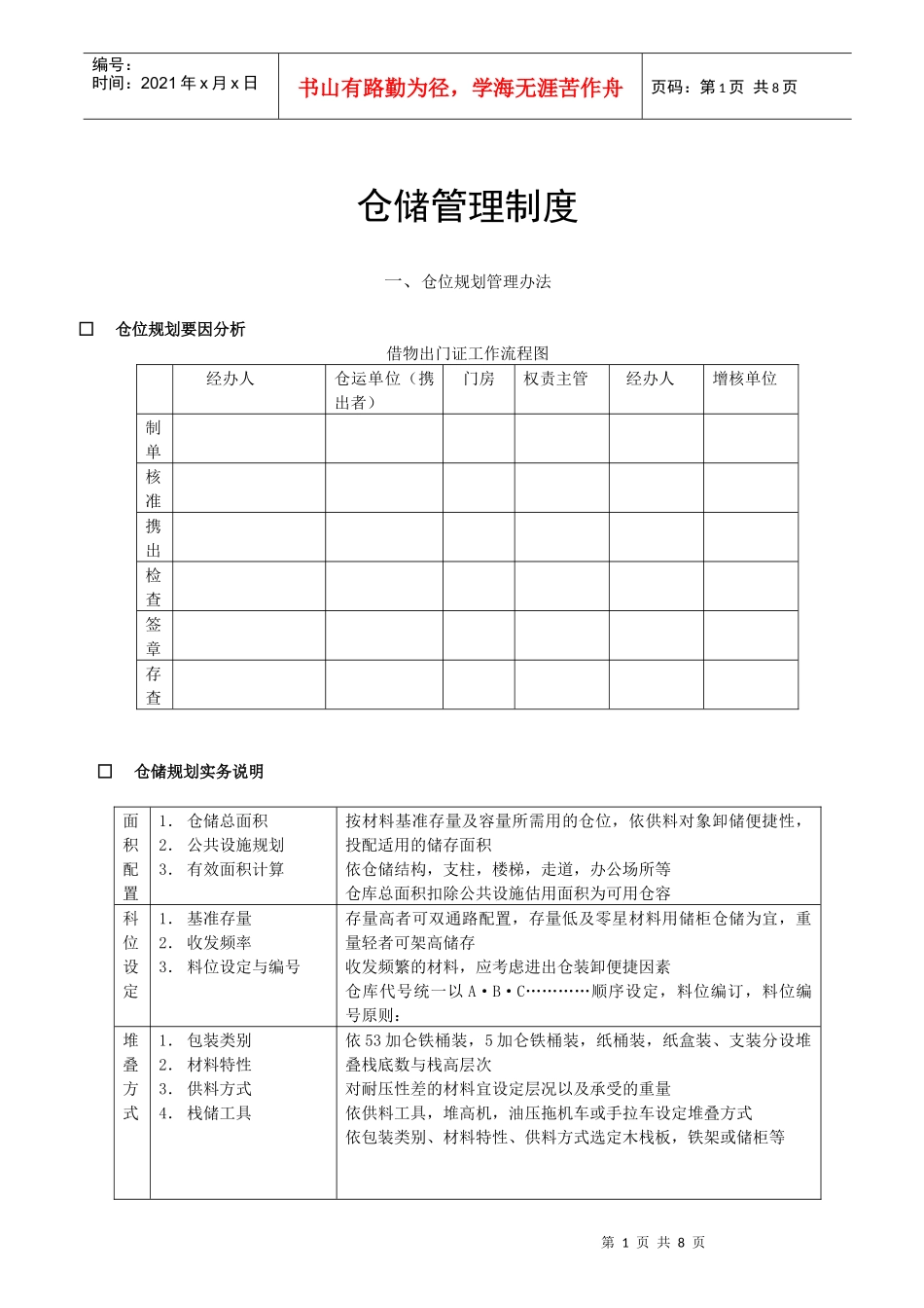 仓位规划管理办法(1)_第1页