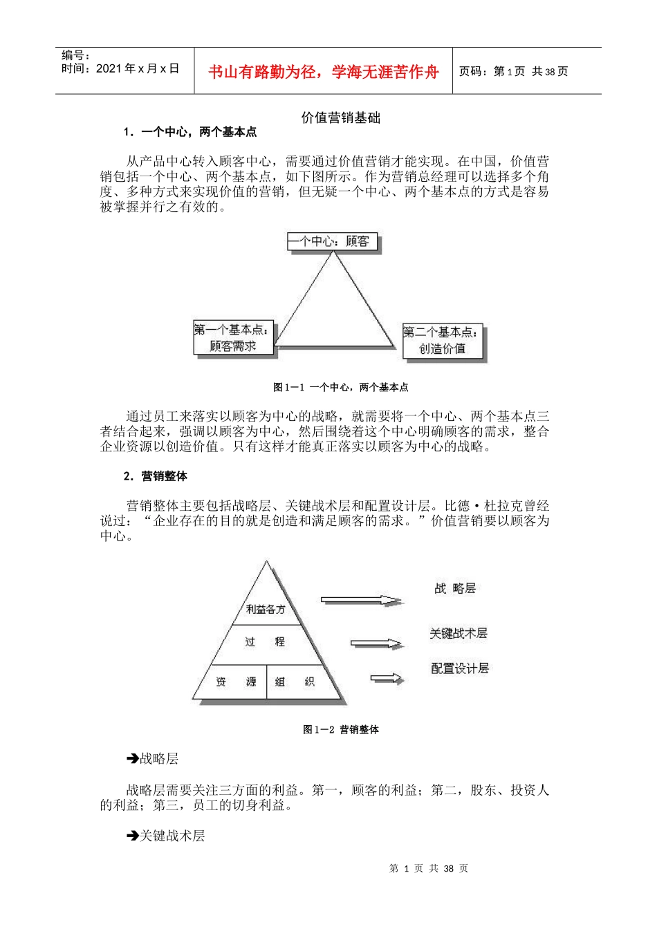 以顾客为中心的价值营销教程_第1页