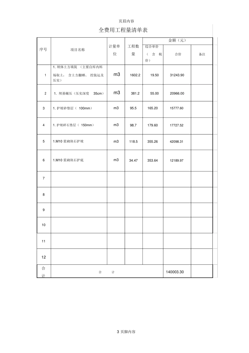 大坝护坡工程施工合同供参考学习_第3页
