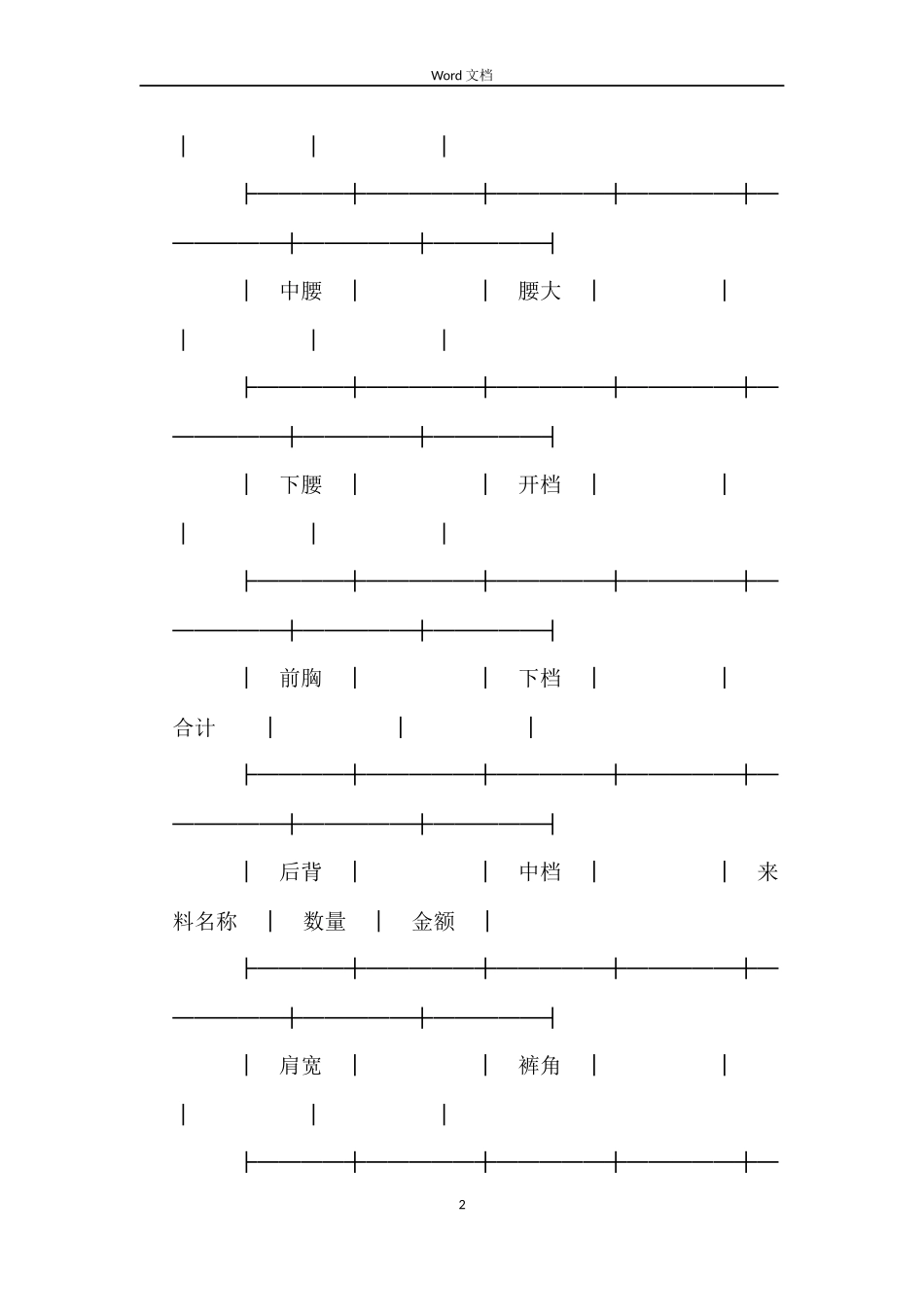 青岛市服装定作合同_第2页