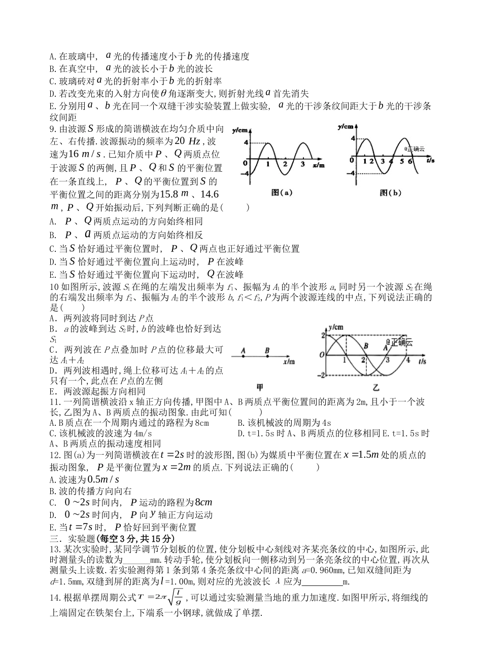 甘肃省民勤县第一中学高二物理下学期第一次月考试题_第2页