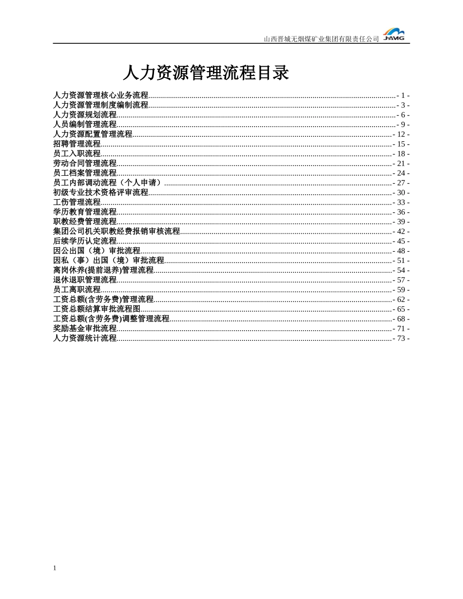 人力资源管理流程培训教材_第1页