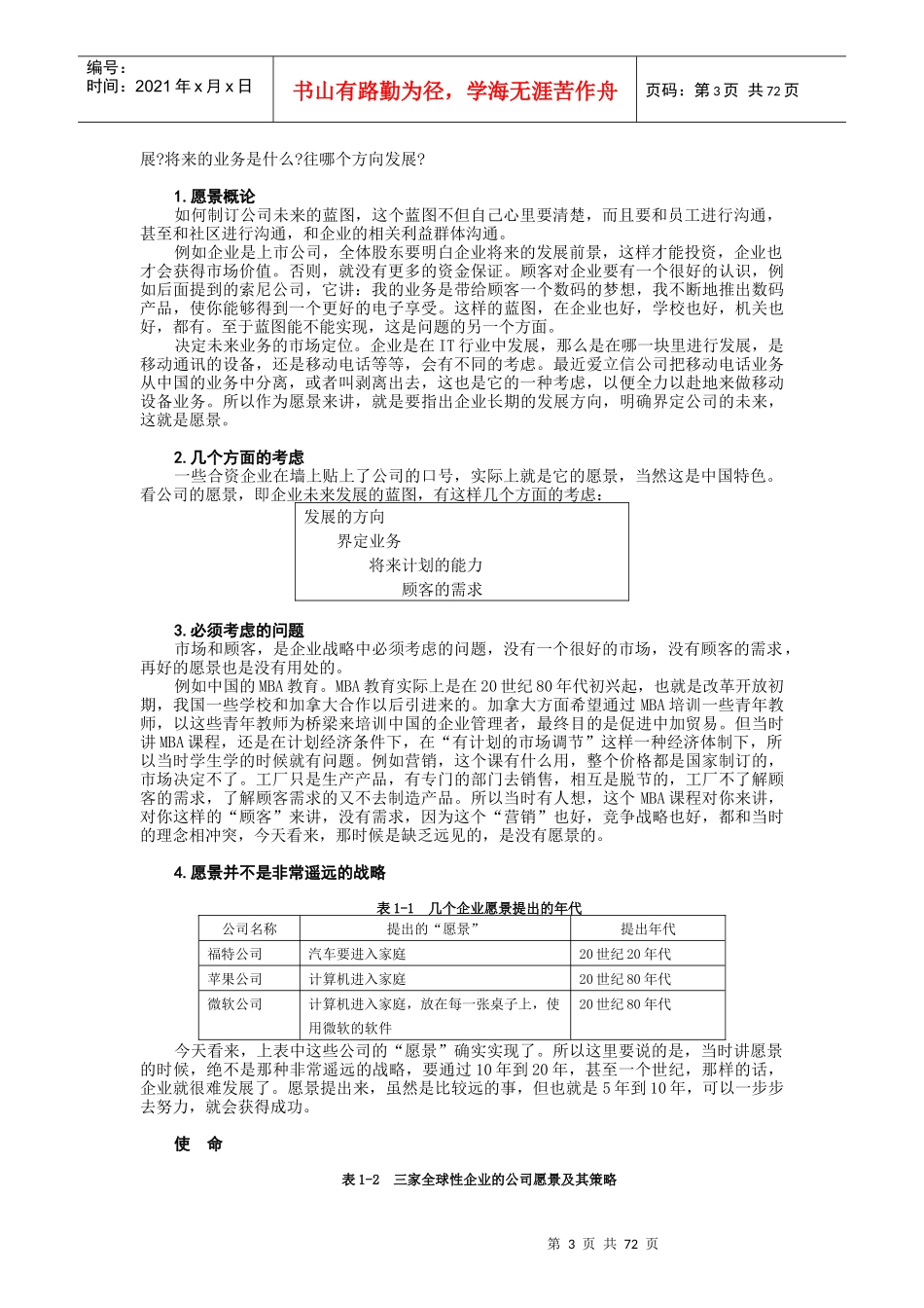 企业战略管理经典实用课件企业战略管理(MBA全景教程之_第3页