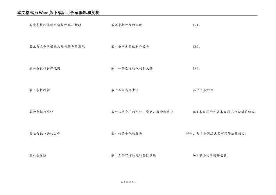 民间借贷抵押合同书_第2页