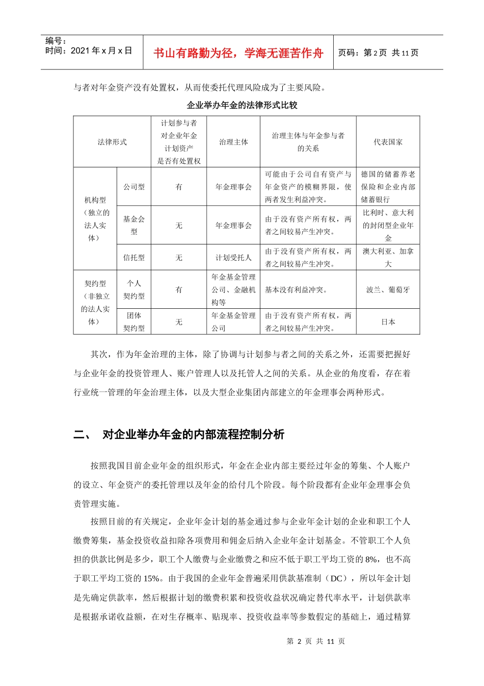 从企业角度考察企业年金的有效运营框架_第2页