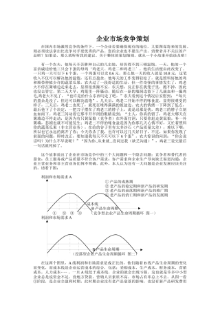 企业市场竞争策略（DOC 5页）