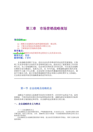 企业战略规划纲要