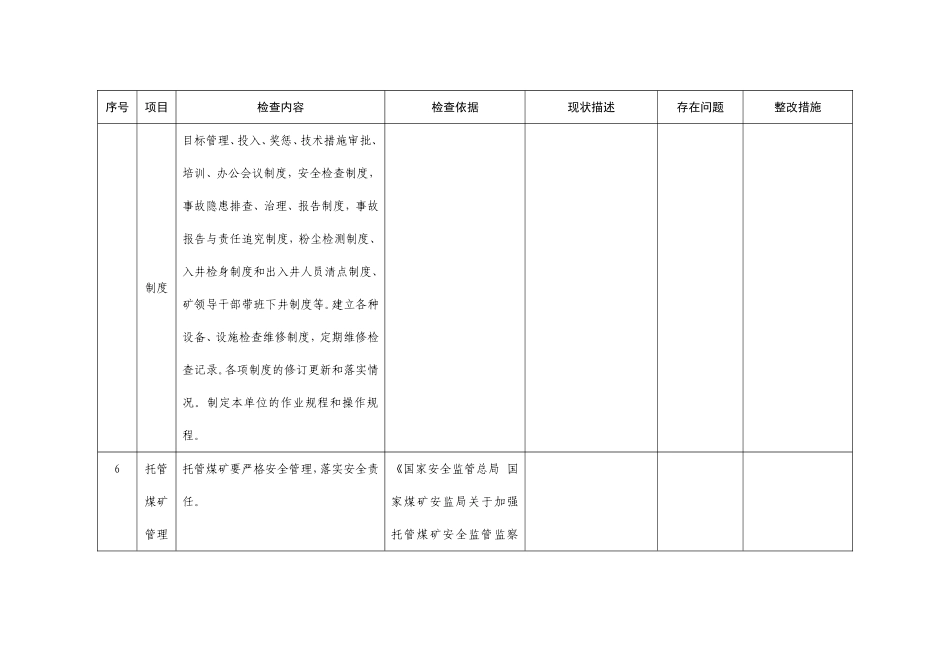 井工煤矿安全自检表_第3页