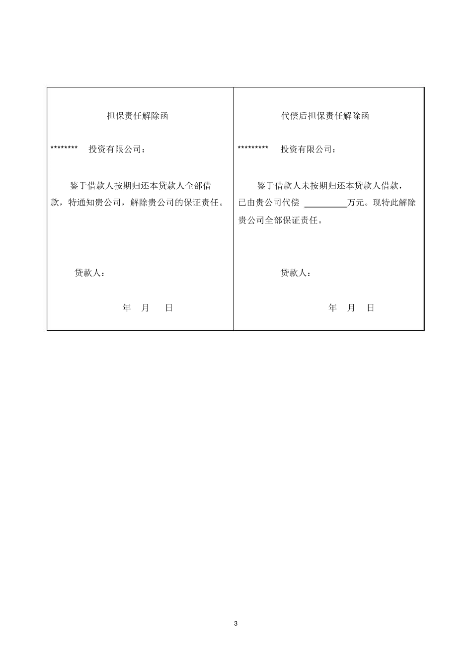 借款保证合同范本_第3页