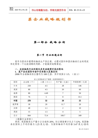 企业战略规划书(DOC47页)