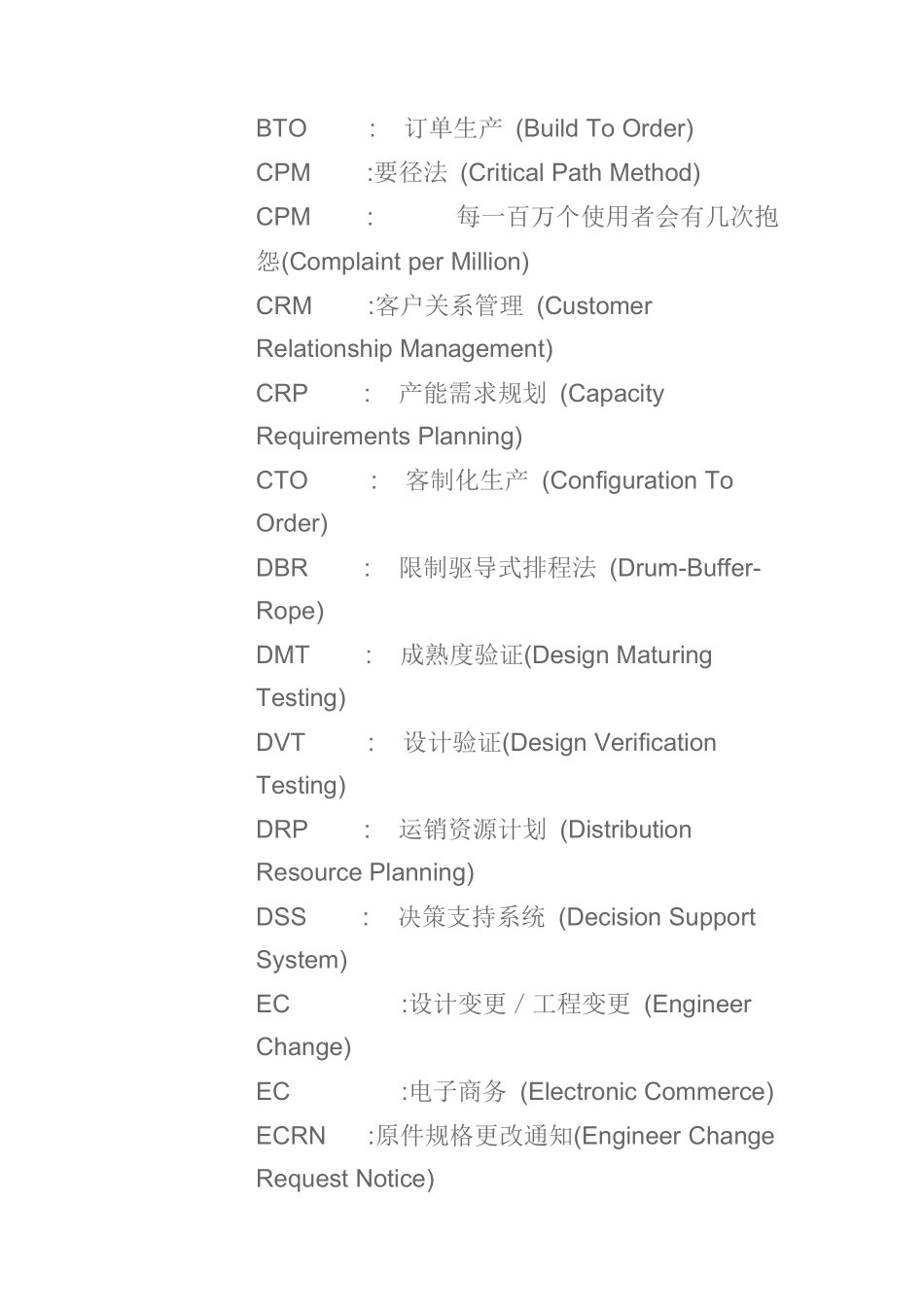 企业常用英文简写及解说(doc 33页)_第2页