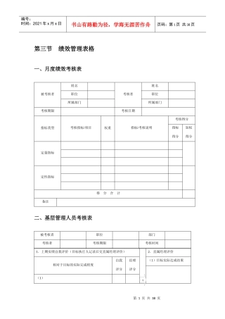 人力资源部规范化管理工具箱(DOC 37页)