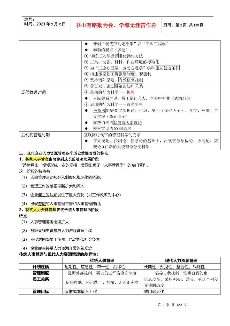 企业人力资源管理师(一级)(第三版)六章内容分析资料_第2页